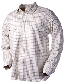 Mens country, sport, field shirt. • Cotton/polyester check-• Buttoned chest pockets-• Double buttoned cuffs with sleeve placket-• Colour - Blues, Greens, Browns - please state when ordering preference if any.