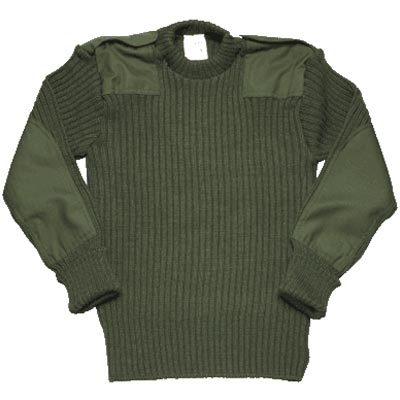 General Clothing : Fleeces & Jumpers : British Army Wooly Pully Jumper