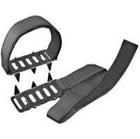 The claw on this Snow / Ice Gripper is designed for more demanding situations.The 15mm long steel claws really bite into snow and loose ice to give greater confidence. Can be put on any shoe, boot or wellington boot very quickly and easily - simply wrap the tough velcro strap around your boot and tighten as required.