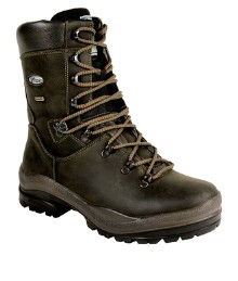 The Ranger boot is made from a waxy, oiled, olive coloured Italian leather. The 9 hole lacing system incorporating two locking eyelets and 4 upper speed lacing hooks makes for ease of putting on / taking off and provides all the comfort, funcationality and style any shooter could want. The Sympatex membrane keeps your feet dry and warm and the Vibram rubber sole has sufficient torsional stiffness to help support the foot / ankle on rugged terrain....