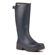 The Stream welly has flexible neoprene to keep you warm, truly a superior style of wellington which has been very popular since it was released. Made by Goodyear tire & rubber company the strength and longevity of this Wellington is a key feature that we have worked on.The Stream is officially for Country use, the padded insole and 4 mm neoprene lining is perfectly designed for the cold harsh British weather, use in Bogs, Creeks, Rivers and Gener....