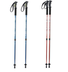 A pair of walking poles suitable to support both experienced and non experienced hill walkers. These poles will help provide extra safety and stability on hills and prevent and relieve strain on knee joints and leg muscles by distributing some of the weight to other areas of the body. They are also designed to help increase endurance and stamina while at the same time promoting an upright posture. Available in two colours Blush/Sky or Royal/Yello....