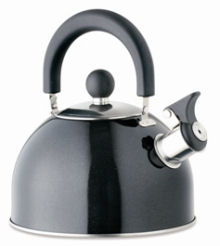 A 2 Litre whistling kettle. This kettle features a folding handle making it neat and compact for packing with your camping and outdoor gear.Tough & durable Stainless Steel construction-Heat resistant handle-Folding handle for compact transportation-Removable lid-Pull / push lever to open / close spout-Slimline handle- Please note: colour of kettle varies according to availability