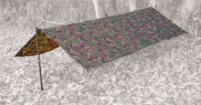 Basha in camo pattern.Fully adjustable-Excludes poles-