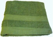 CONDITION- Surplus Grade 1 -DESCRIPTION & FEATURES- Green hand towel - 3 pack-